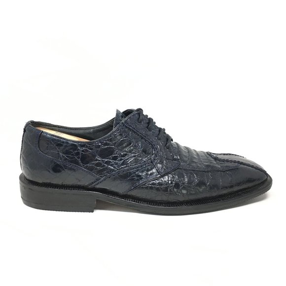 David Eden Oxfords Shoe Size 9 Blue Full Crocodile main image 7